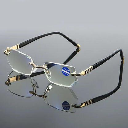 Fesara Blue Blocker Multifocal Reading Glasses for Clear Sight
