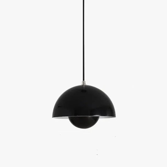 Green Glass Floral Hanging Lamp - Fesara