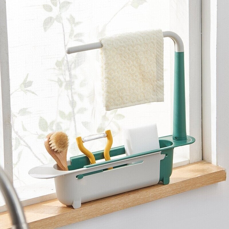 Organized Kitchen Storage Rack System