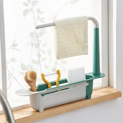 Organized Kitchen Storage Rack System