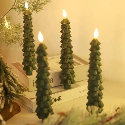 Warm White LED Christmas Candles