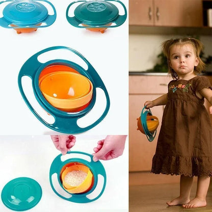 Easy Spill Proof Rotating Food Bowl