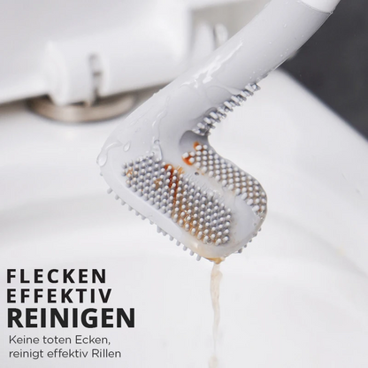 Extended Reach Toilet Brush Cleaner