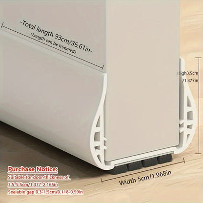 Soft Touch Adjustable Door Draft Blocker