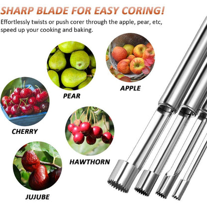 Premium Stainless Steel Fruit Core Remover Set