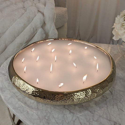 Premium Large Scented Candle with 17 Wicks - Fesara