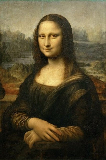 Humorous Classic Mona Lisa Wall Art Print Poster