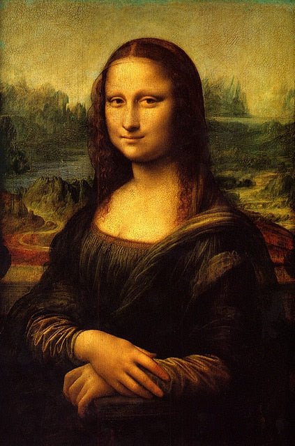 Humorous Classic Mona Lisa Wall Art Print Poster