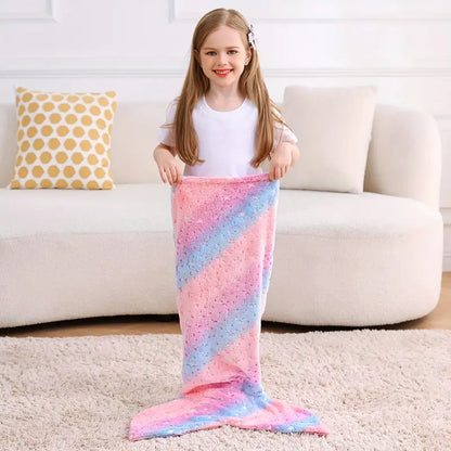 Colorful Ocean Mermaid Sleep Bag