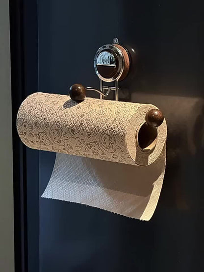 Sticky Kitchen Paper Towel Holder with Stainless Steel Grip