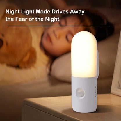 LED Motion Night Lamp - Rechargeable Wall Torch Light