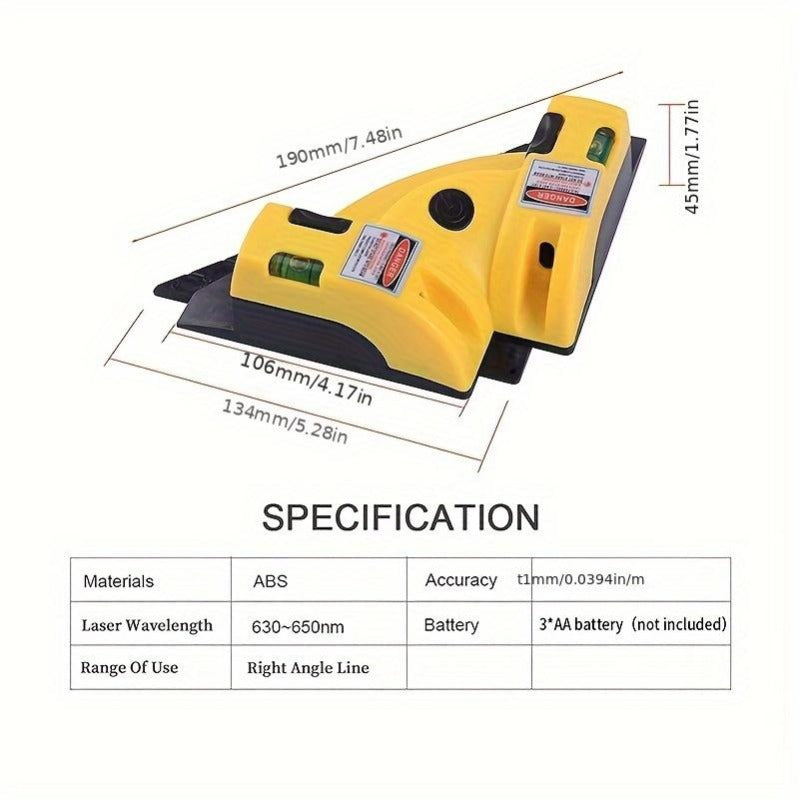 Accurate 90 Degree Crossbeam Laser Level
