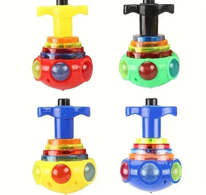 Colorful LED Spinning Top Lamp - Fesara