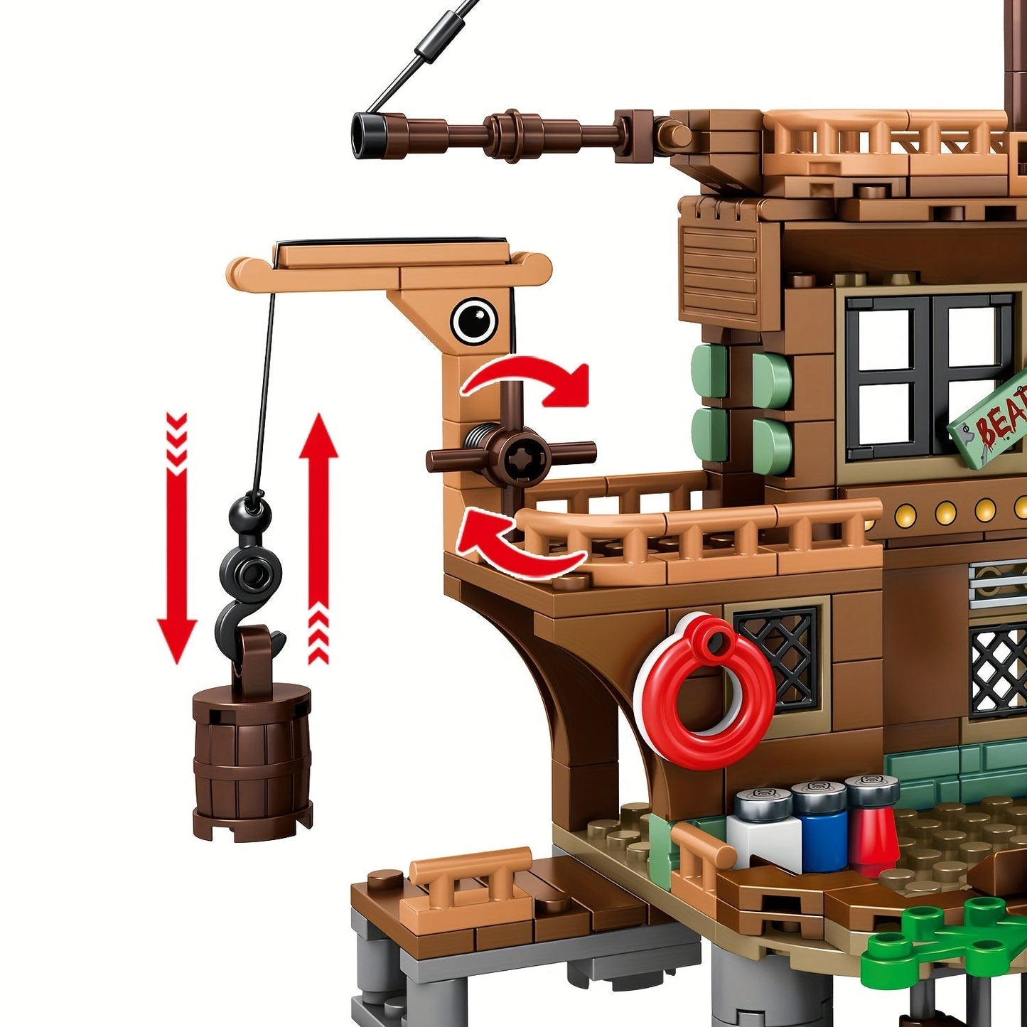 PirateQuest Castle | Fun Kids Pirate Fort Building Set