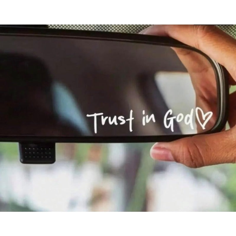 Faith Inspirational Car Mirror Sticker - Fesara