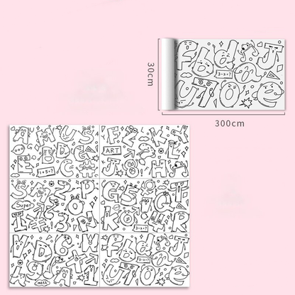 Decorative Painted Paper Art