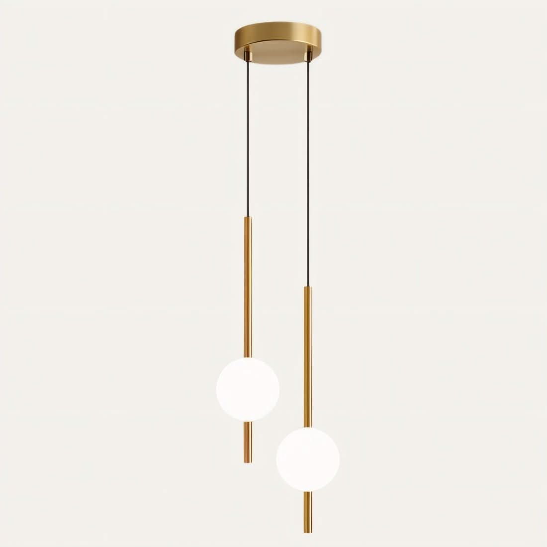 Sleek Glass Pendant LED Ceiling Light