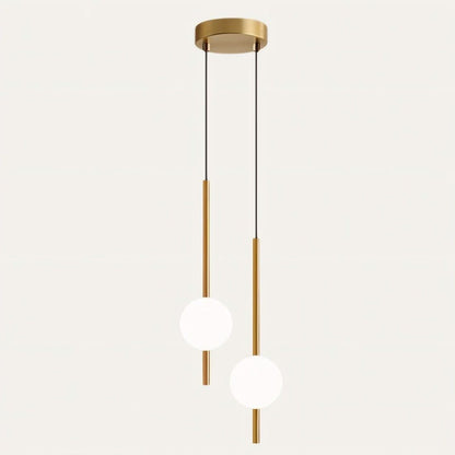 Sleek Glass Pendant LED Ceiling Light