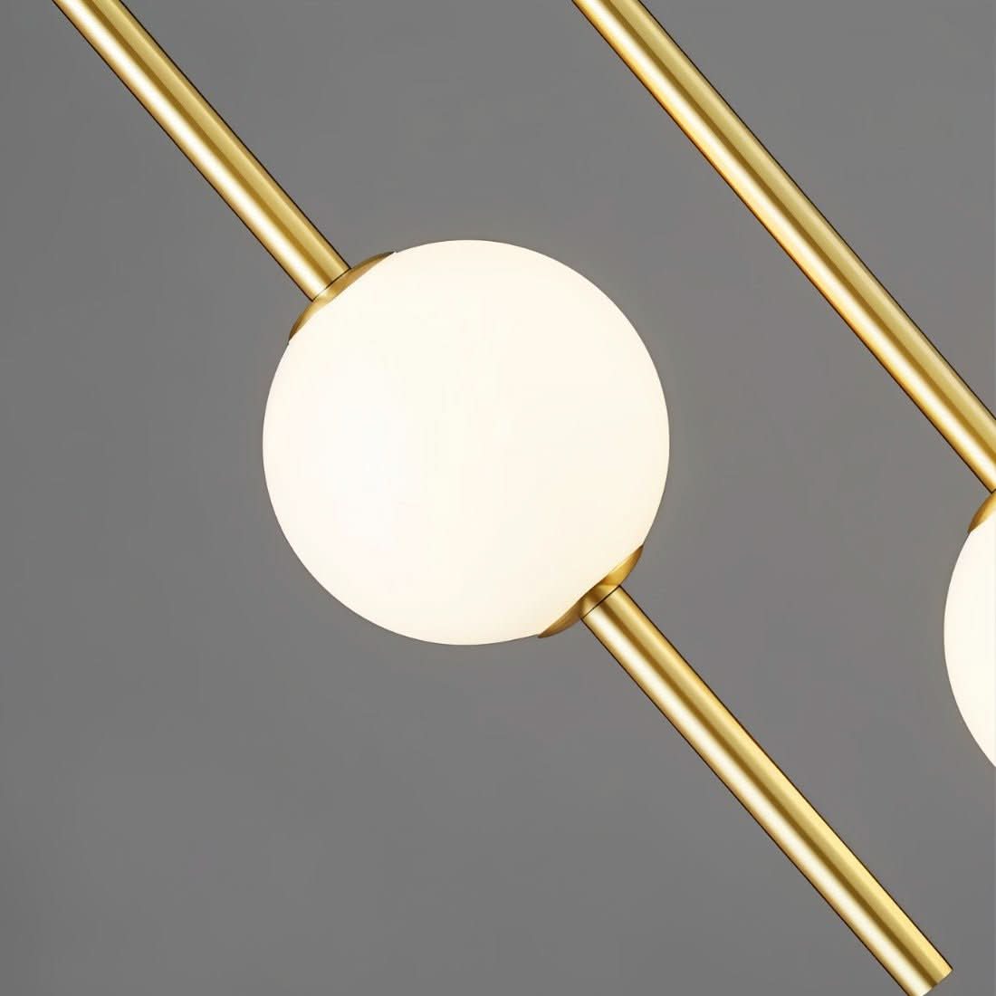Sleek Glass Pendant LED Ceiling Light