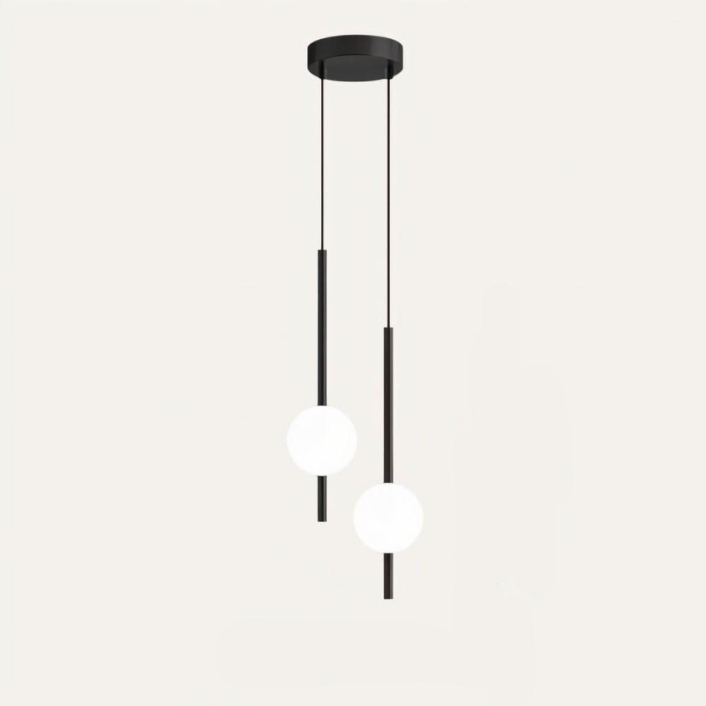 Sleek Glass Pendant LED Ceiling Light