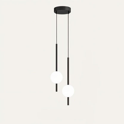 Sleek Glass Pendant LED Ceiling Light