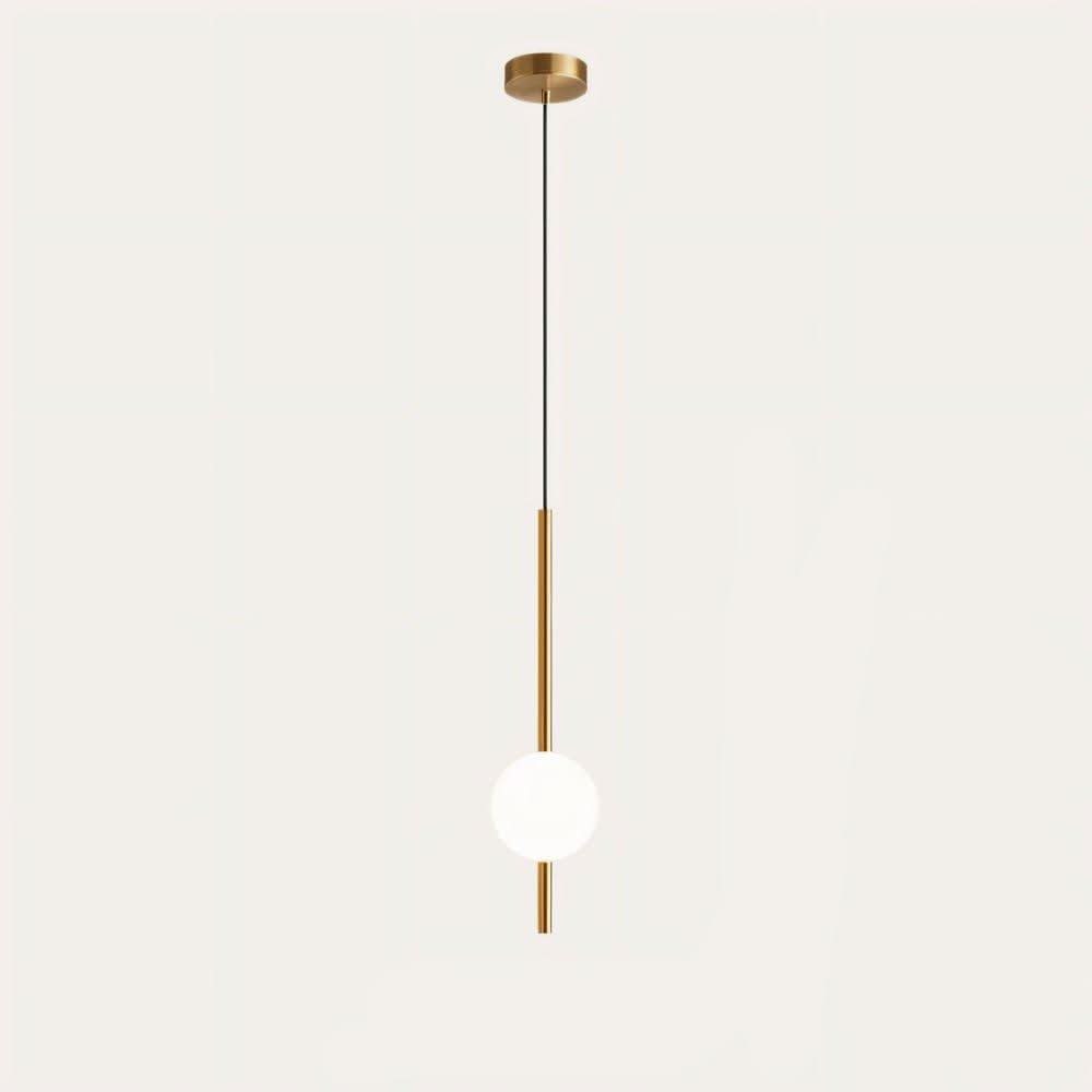 Sleek Glass Pendant LED Ceiling Light
