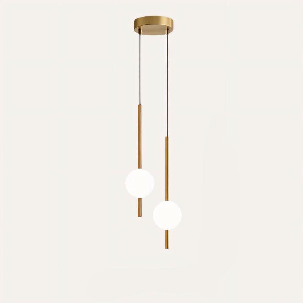 Sleek Glass Pendant LED Ceiling Light