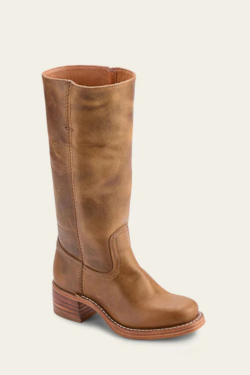 Ladies Leather Ankle Boots with Classic Style & Comfortable Fit - Fesara
