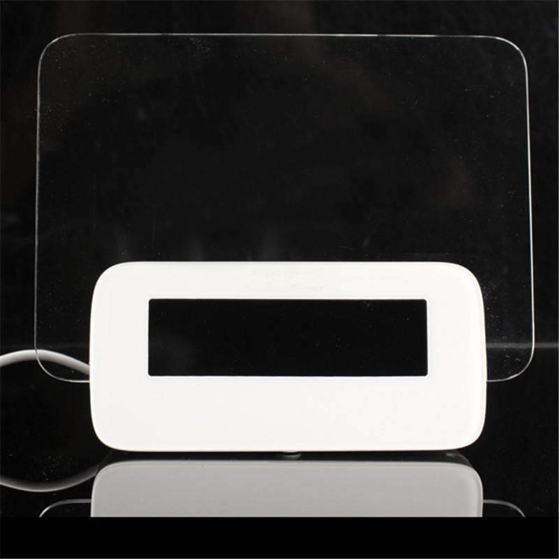 Compact Blue Digital LED Alarm Clock