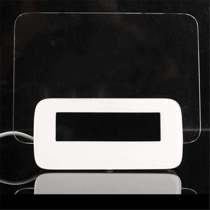 Compact Blue Digital LED Alarm Clock