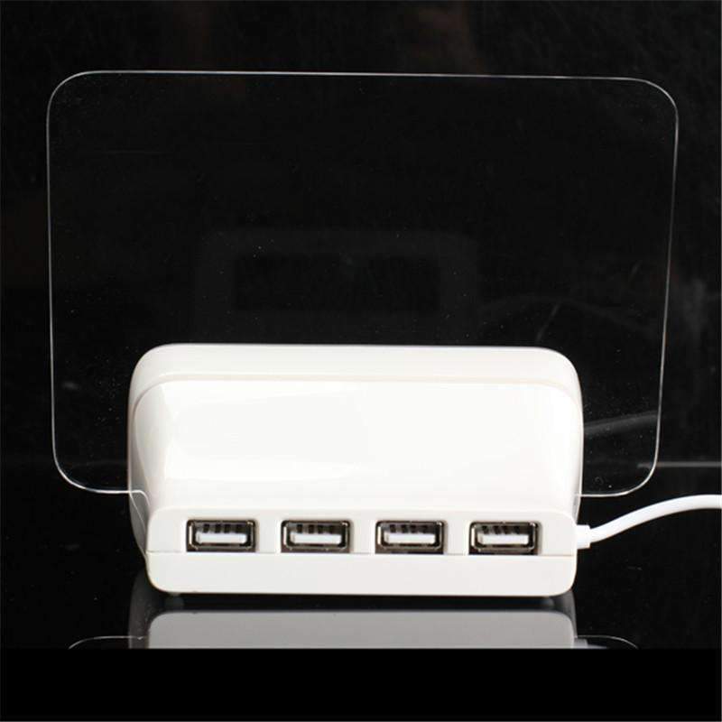 Compact Blue Digital LED Alarm Clock