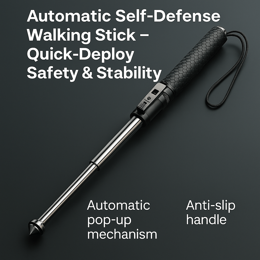 Fesara | AllGuard Stick – Compact Safety Walking Cane with Balance Aid