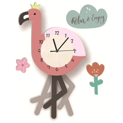 Fun Children's Pendulum Wall Clock