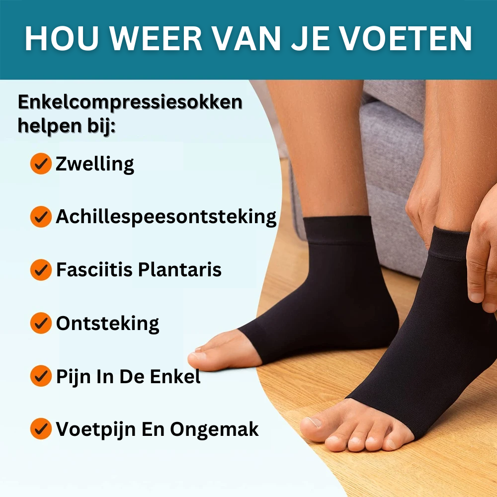 Supportive Ankle Socks for Pain Relief