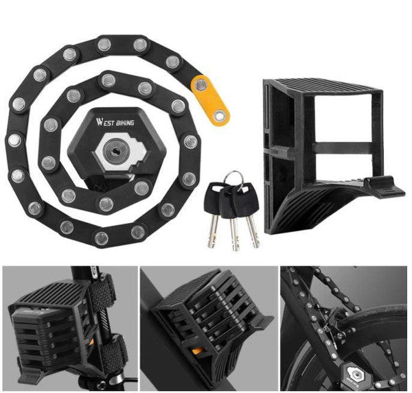 Compact Portable Bicycle Lock for Adults