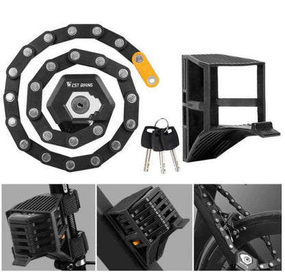 Compact Portable Bicycle Lock for Adults