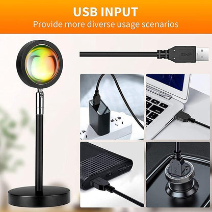 Colorful Sunset Table Lamp Projector - Fesara