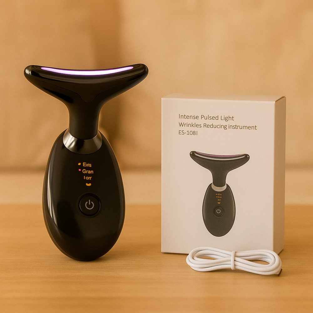 Anti Aging LED Face Massager for Wrinkles and Neck - Fesara