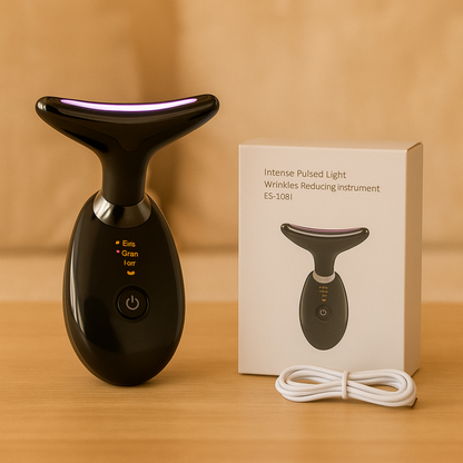 Anti Aging LED Face Massager for Wrinkles and Neck - Fesara