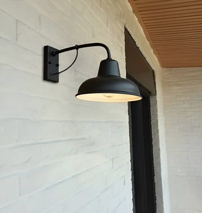 Rustic Metal Outdoor Wall Light - Fesara