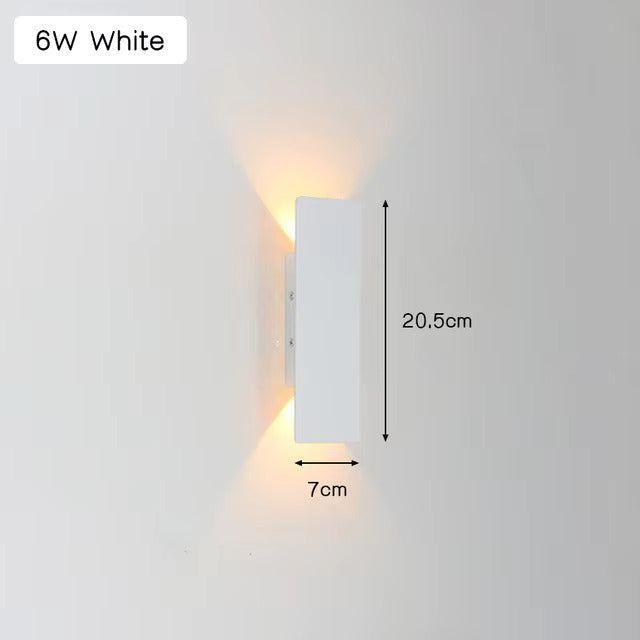 Stylish Outdoor LED Wall Light - Aluminum