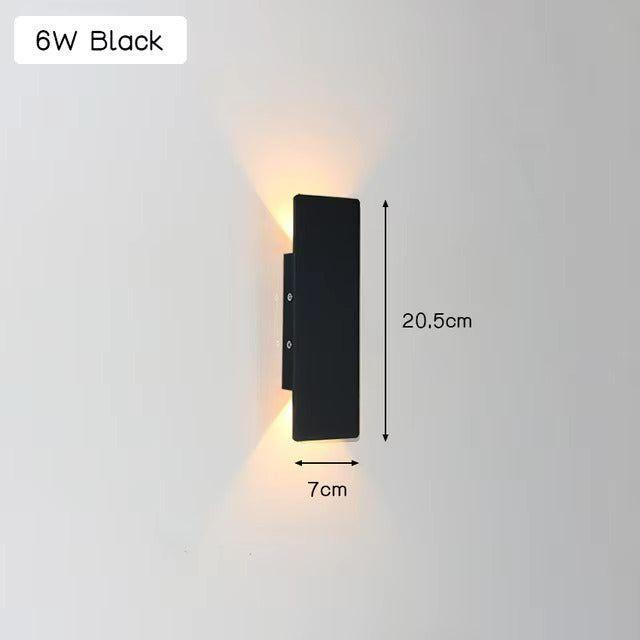 Stylish Outdoor LED Wall Light - Aluminum