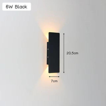 Stylish Outdoor LED Wall Light - Aluminum