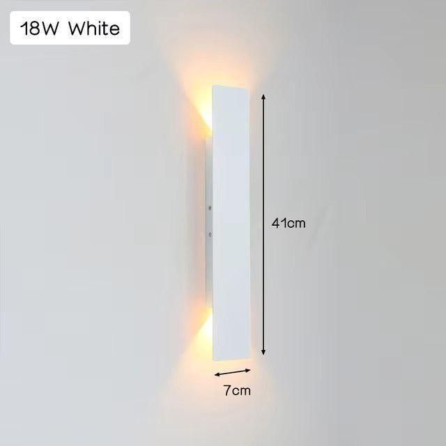 Stylish Outdoor LED Wall Light - Aluminum