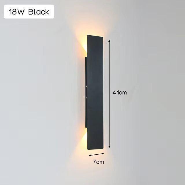 Stylish Outdoor LED Wall Light - Aluminum