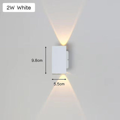 Stylish Outdoor LED Wall Light - Aluminum