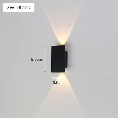 Stylish Outdoor LED Wall Light - Aluminum