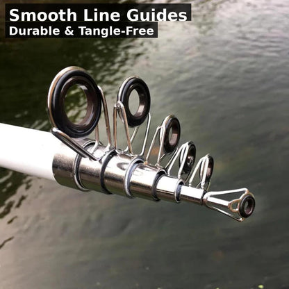 AquaStrike – Carbon Fibre Telescopic Fishing Rod - Fishing Rod - Wild Eye Vision