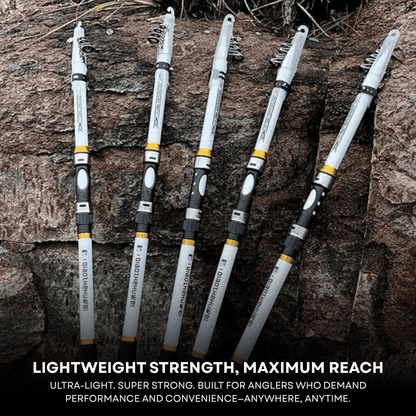 AquaStrike – Carbon Fibre Telescopic Fishing Rod - Fishing Rod - Wild Eye Vision