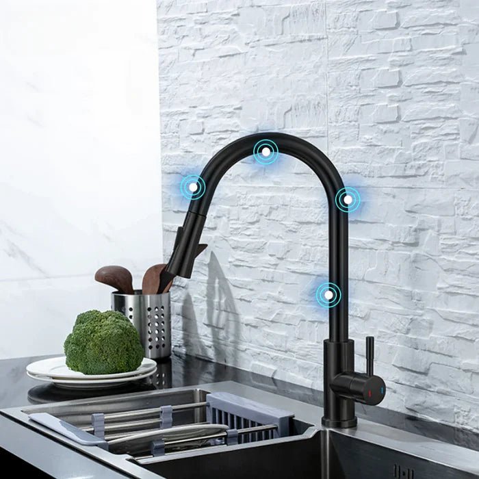Touchless Automatic Kitchen Faucet with Pull Out Spray